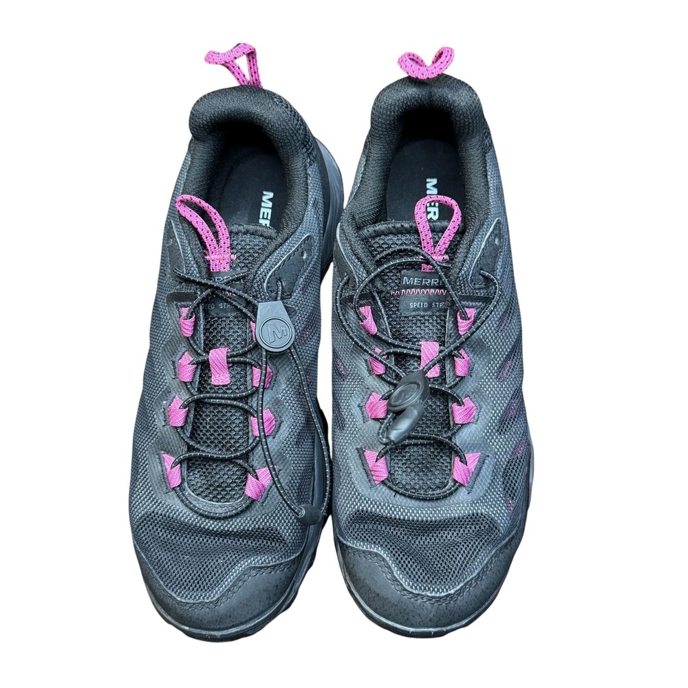Merrell Shoes Womens Size‎ 10 Gray Pink Speed Strike Trail Running Sneakers